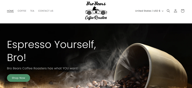 The Bro Bears coffee roaster